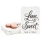100 Pack Love Is Sweet Treat Bags for Wedding, Bridal Shower, Engagement Party (5 x 7.5 In)